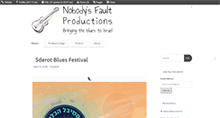 Desktop Screenshot of nobodysfaultproductions.com