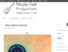 Tablet Screenshot of nobodysfaultproductions.com